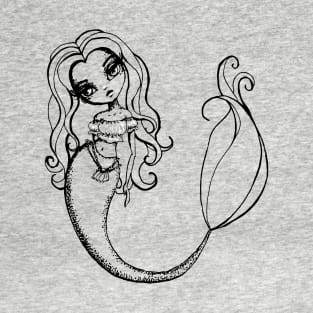 Mermaid Sketches Series: Mermaid Diva T-Shirt